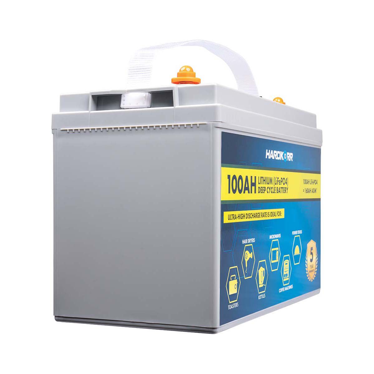 Hardkorr Lithium Battery 100AH, , bcf_hi-res