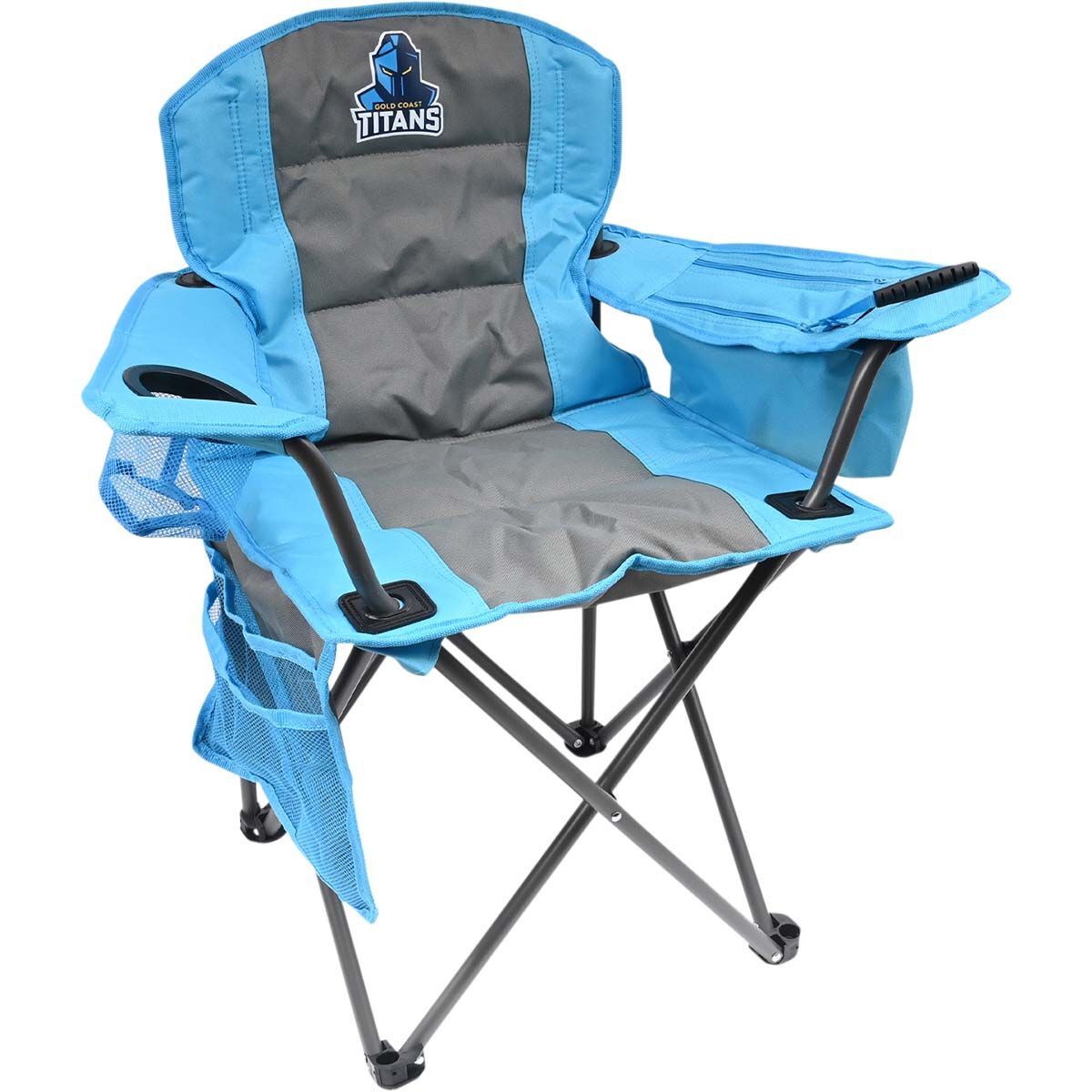 NRL Gold Coast Titans Kids Camp Chair 70kg, , bcf_hi-res