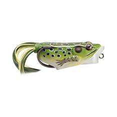 Livetarget Hollow Body Frog Popper Surface Lure 2.5in Green Yellow, Green Yellow, bcf_hi-res