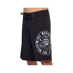 The Mad Hueys Men's Hittin’ The Jackpot Boardshorts Black 28, Black, bcf_hi-res
