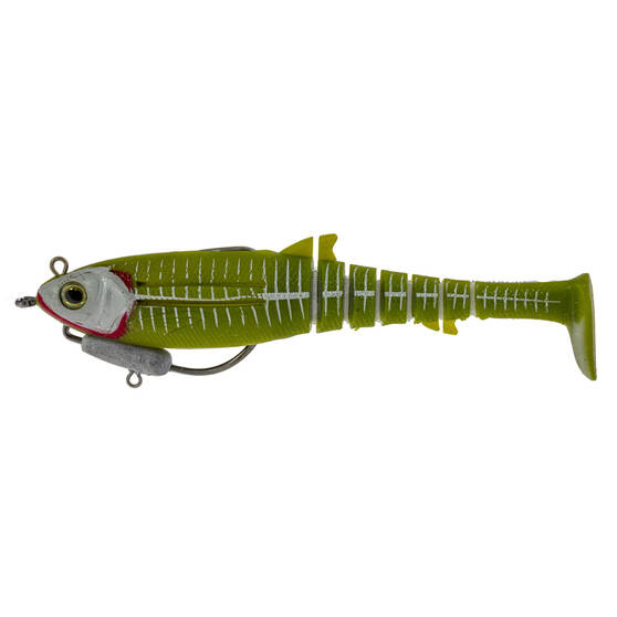 Zerek Flat Shad X Weedless Soft Plastic Lure 130mm Baitfish, Baitfish, bcf_hi-res