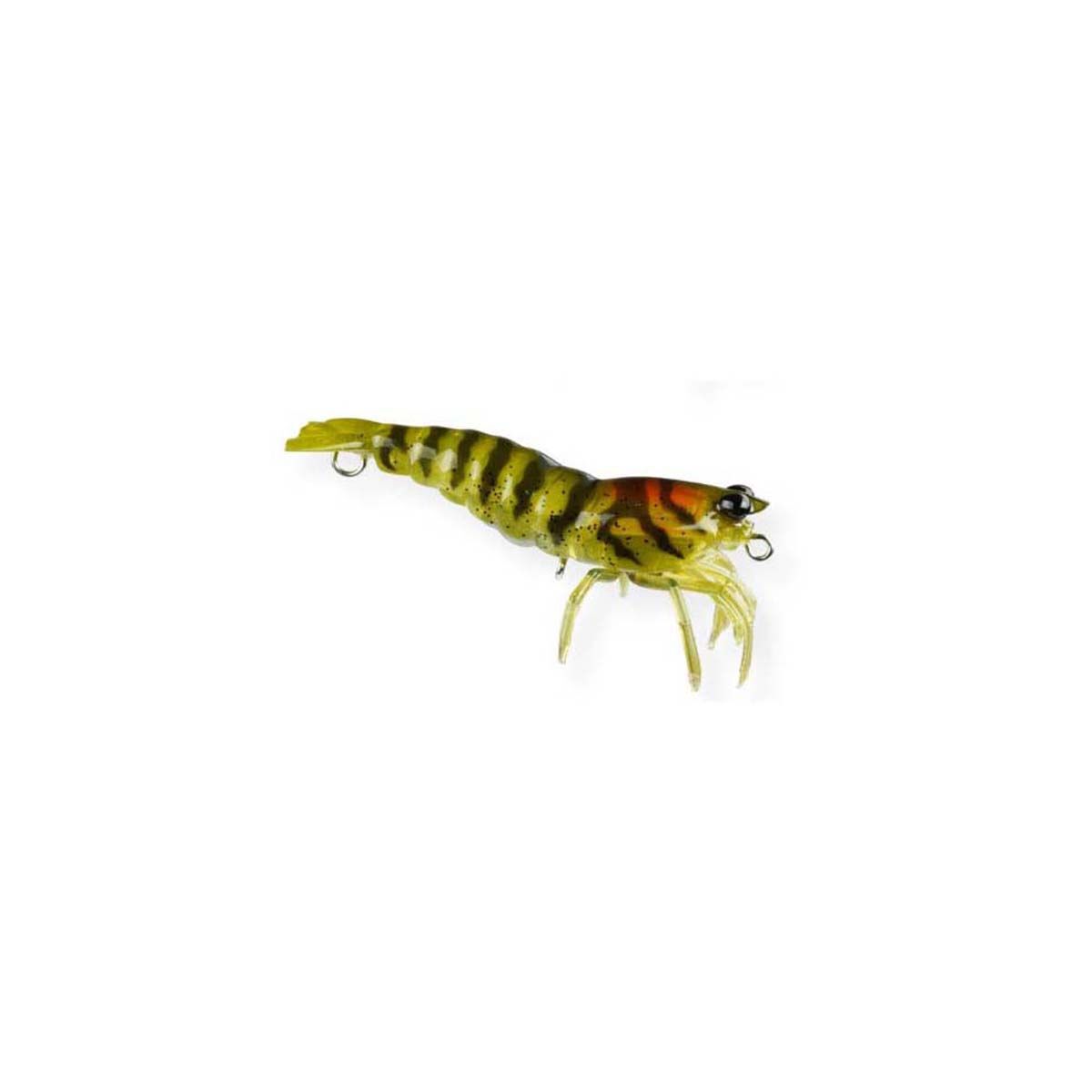 Pro Lure Hybrid Shrimp Surface Lure 58mm Green Tiger, Green Tiger, bcf_hi-res