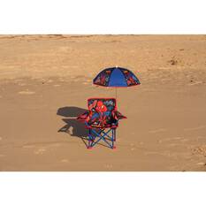 Spiderman Kids Camp Chair with Umbrella 30kg, , bcf_hi-res