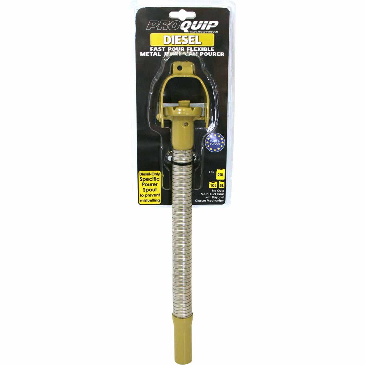 Pro Quip Metal Jerry Can Pourer Diesel, , bcf_hi-res