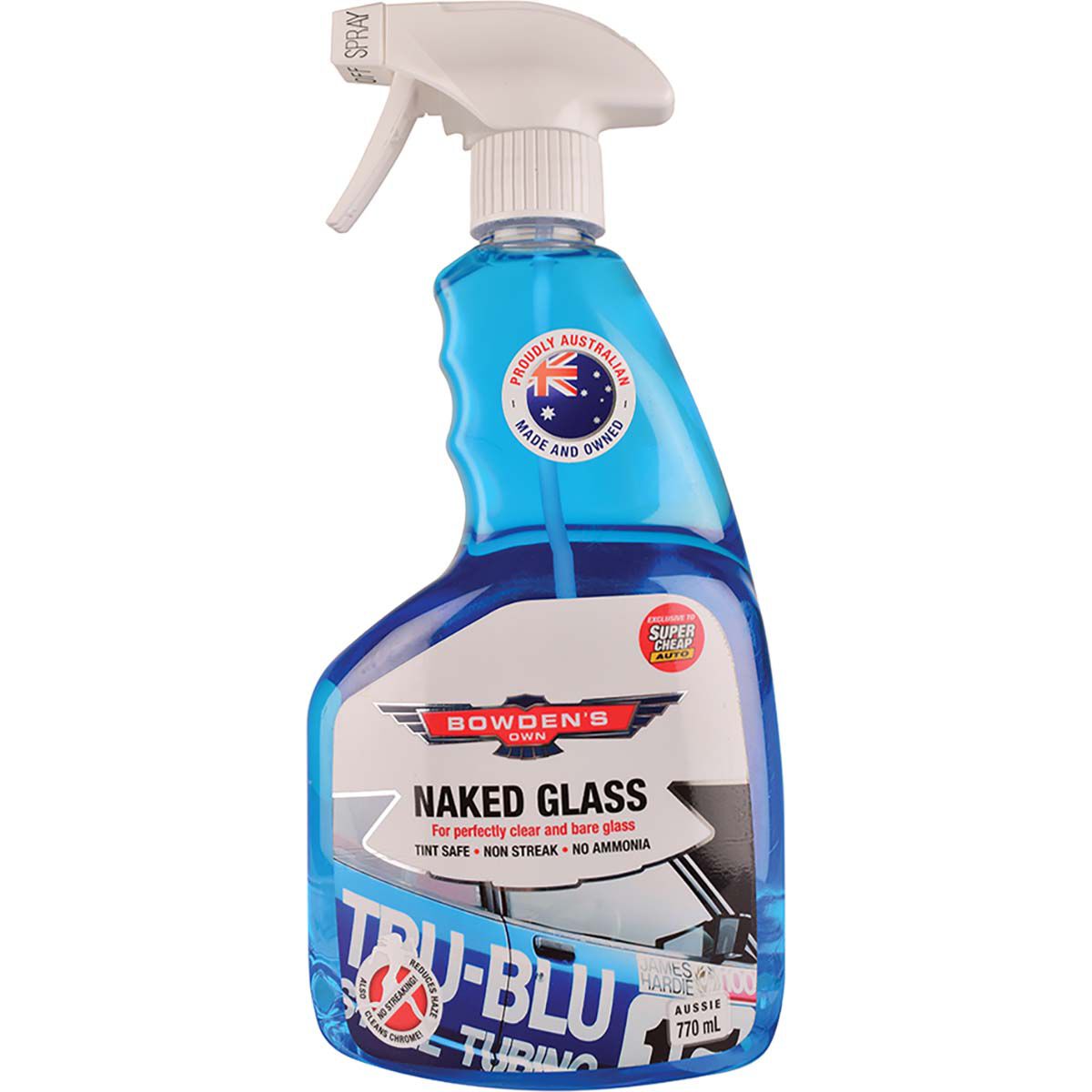 Bowden's Own Naked Glass Cleaner 770ml, , bcf_hi-res
