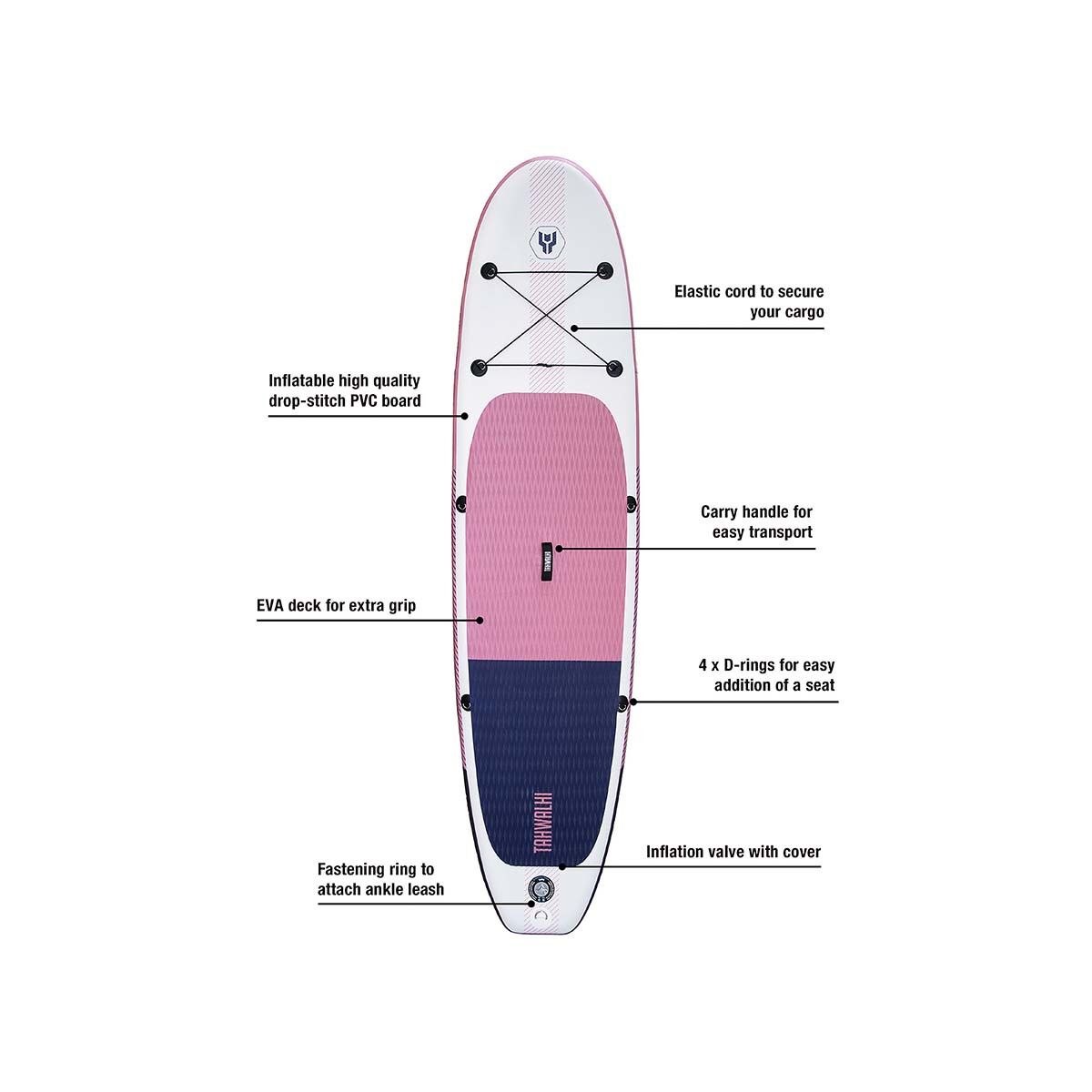 Tahwalhi Inflatable Stand-Up Paddle Board 10'6" - Kahawai Sand, , bcf_hi-res