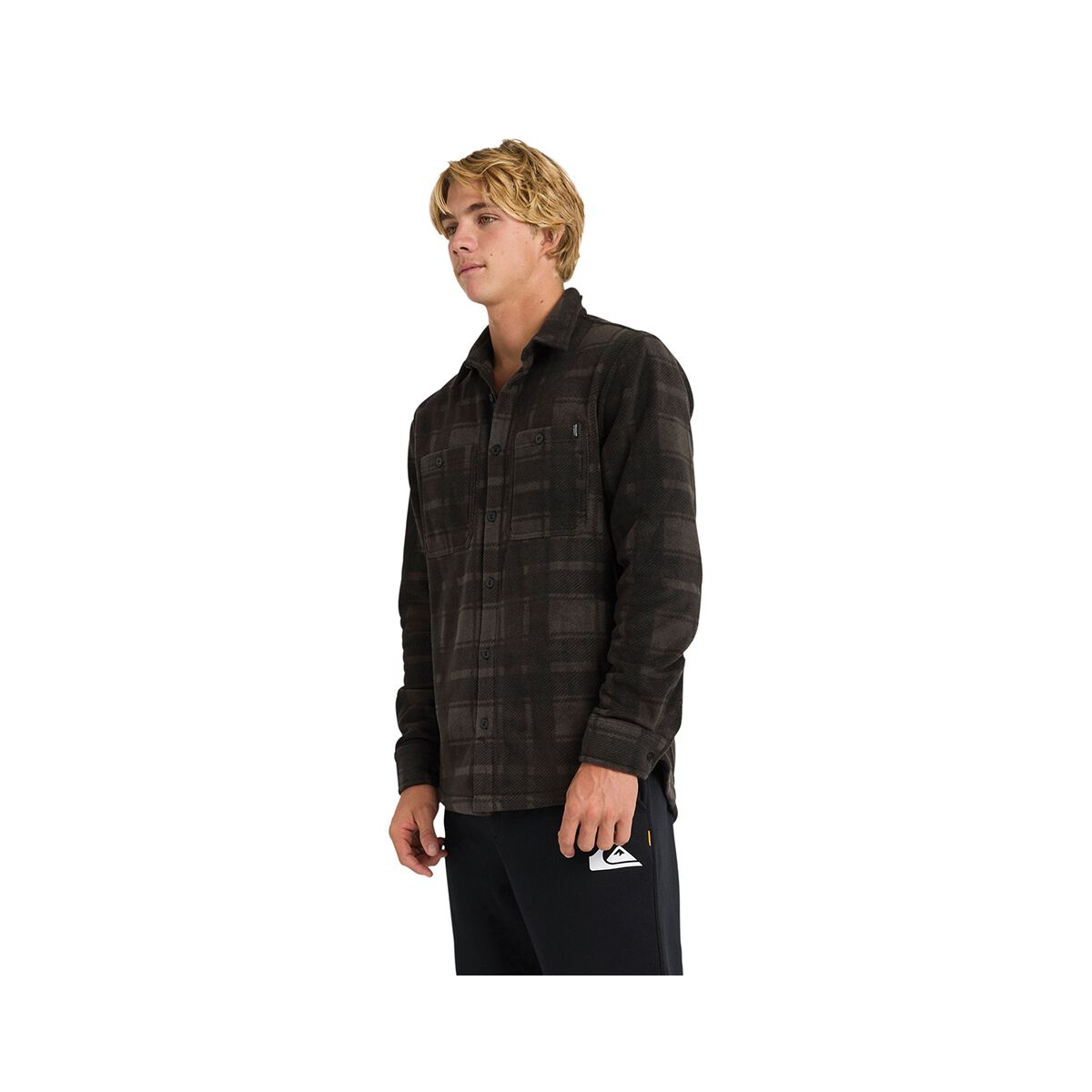 Quiksilver Men&rsquo;s North Sea Expedition III Flannel Long Sleeve Shirt, Espresso, bcf_hi-res