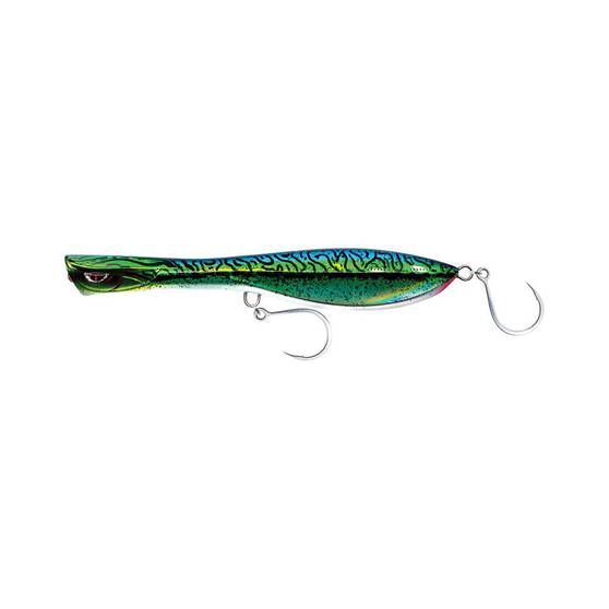 Nomad Dartwing Long Cast Sinking Stickbait Lure 130mm Silver Green Mackerel, Silver Green Mackerel, bcf_hi-res