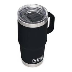 YETI® Rambler® Travel Mug 20 oz (591ml) with Stronghold™ Lid Black, Black, bcf_hi-res