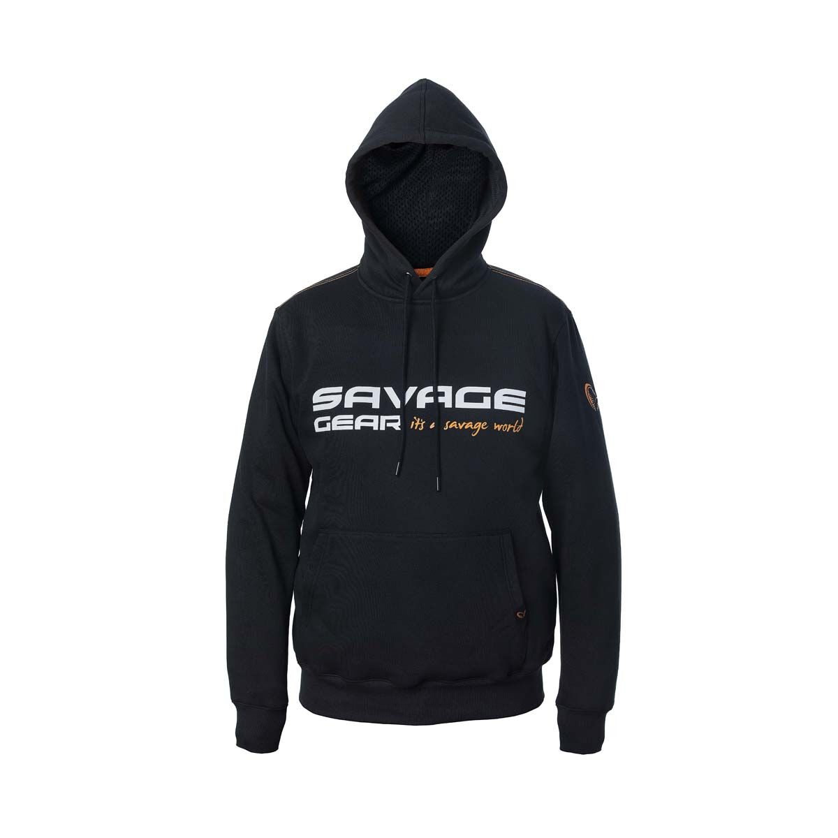 Savage Gear Men&rsquo;s Logo Hoodie Black S, Black, bcf_hi-res