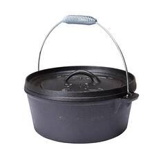 Campfire Pre Seasoned Cast Iron Camp Oven 4.5 Quart, , bcf_hi-res