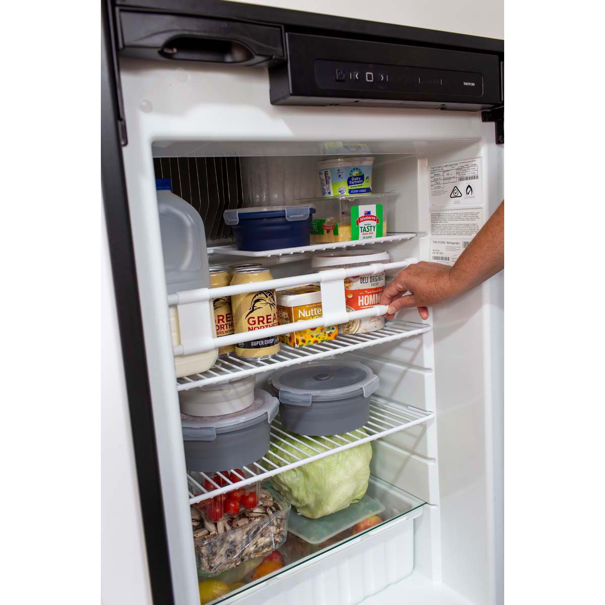 Explore Caravan & RV Double Fridge Bar 26-43cm, , bcf_hi-res