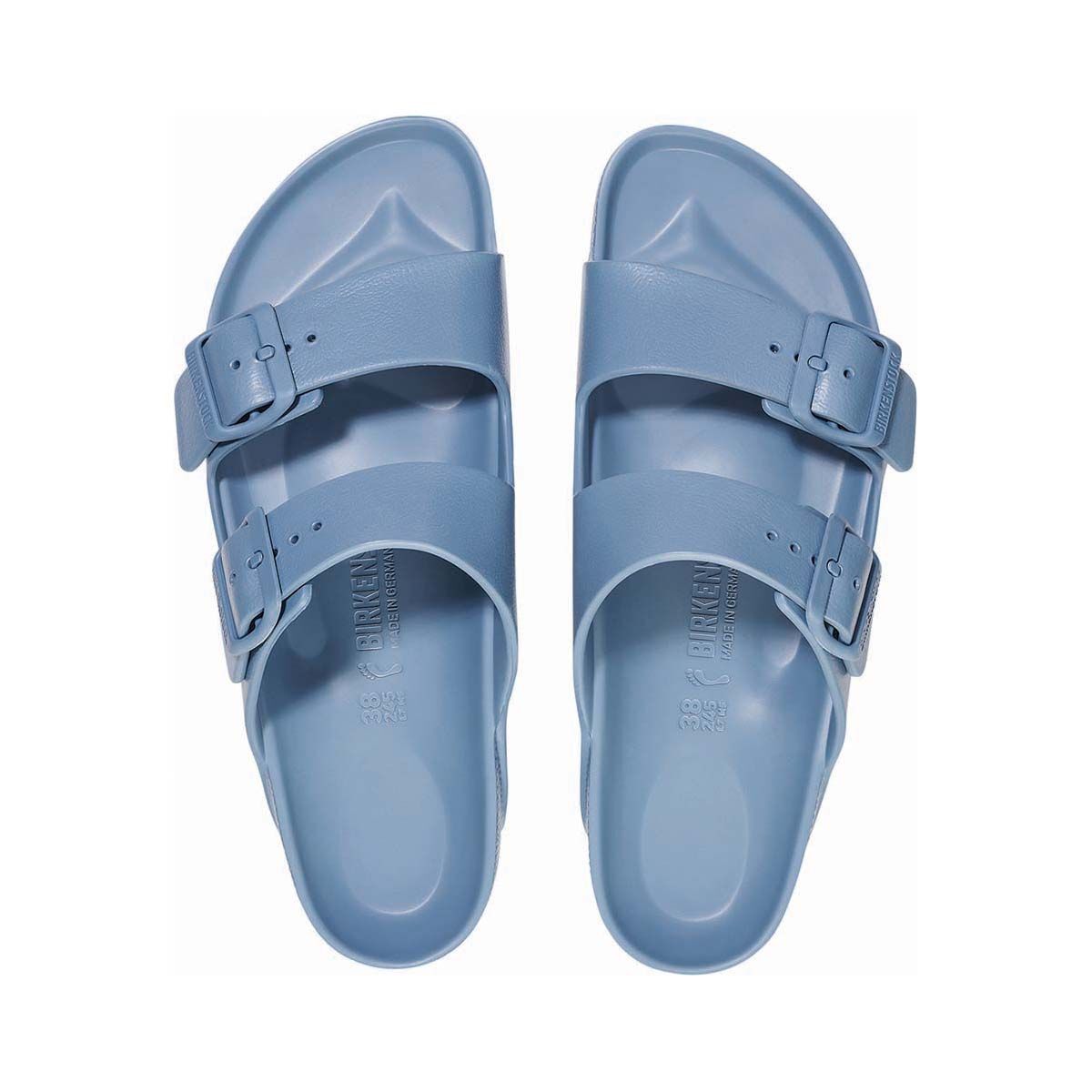 Birkenstock Unisex Arizona EVA Elemental Regular Sandals Blue 41, Blue, bcf_hi-res
