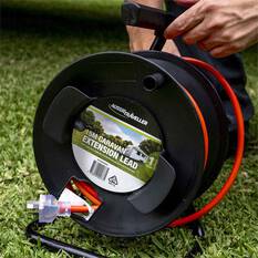 Aussie Traveller 15m Extension Lead on Reel 15Amp, , bcf_hi-res