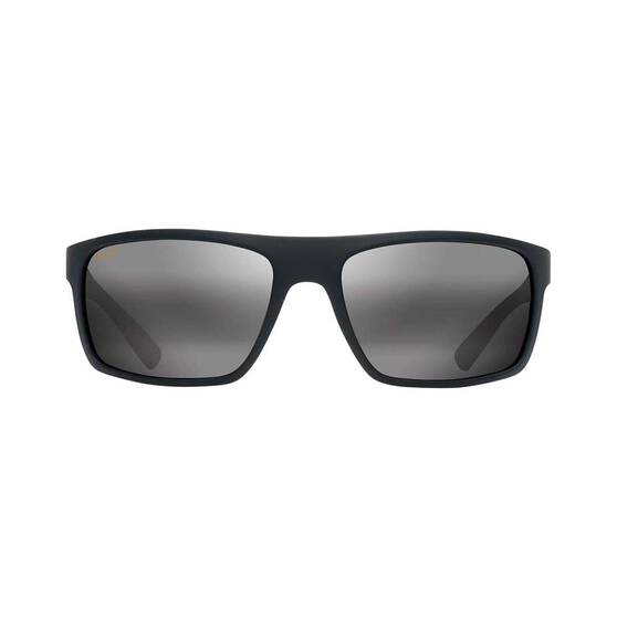 Maui Jim Men's Byron Bay Sunglasses Matte Black with Grey Lens | BCF