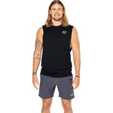 Oakley Men’s Elements Tank, Blackout, bcf_hi-res