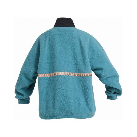 Quiksilver Sherpa Compass Fleece Jumper for Women, Brittany Blue, bcf_hi-res