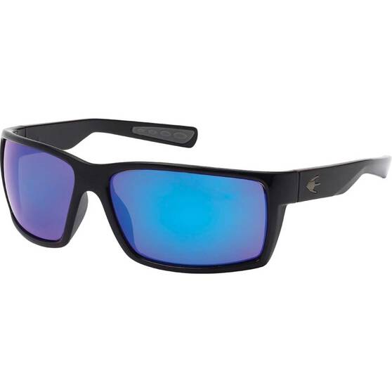 Stingray Cobia Polarised Sunglasses Black / Blue Lens, Black / Blue Lens, bcf_hi-res