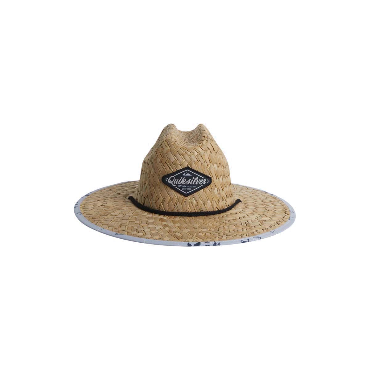 Quiksilver Men's Waterman Outsider Straw Hat Ashley Blue S/M, Ashley Blue, bcf_hi-res