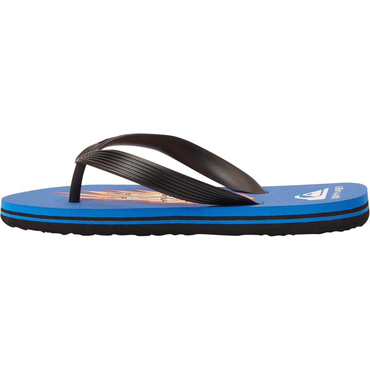 Quiksilver Youth Molokai Art II Thongs, Blue, bcf_hi-res