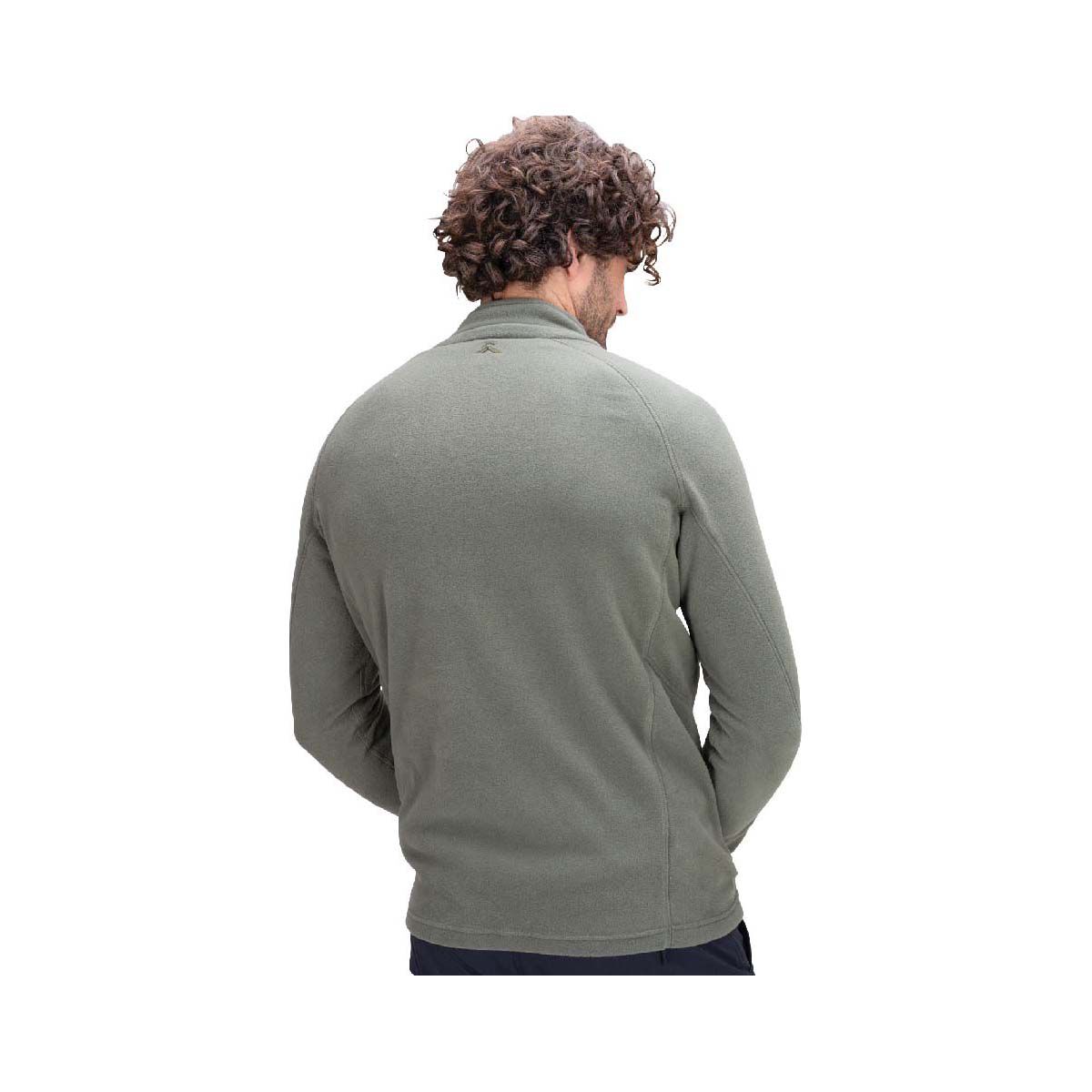 Macpac Men's Tui Fleece Pullover, Beetle, bcf_hi-res