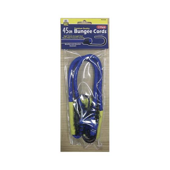 Gripwell Metal Hook Bungee Cord - 45cm, 2 Pack, , bcf_hi-res
