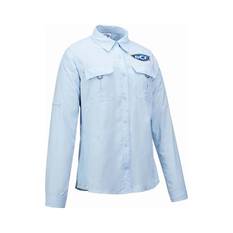 BCF Women’s Long Sleeve Fishing Shirt, Blue, bcf_hi-res
