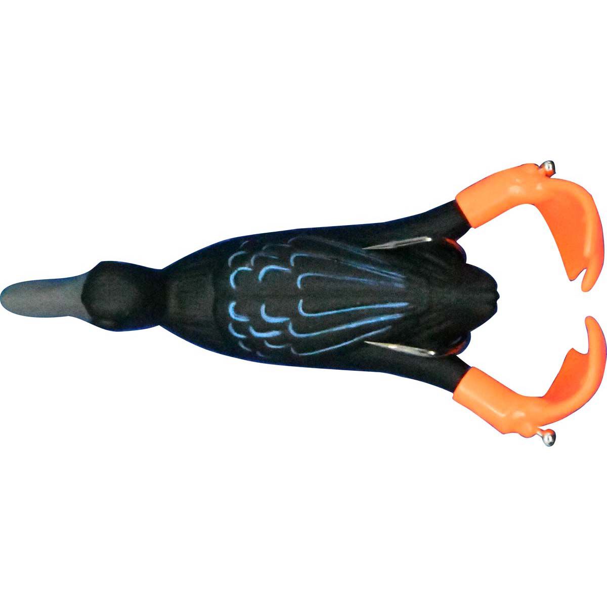 Akame Dukz Soft Surface Lure 10cm Black, Black, bcf_hi-res