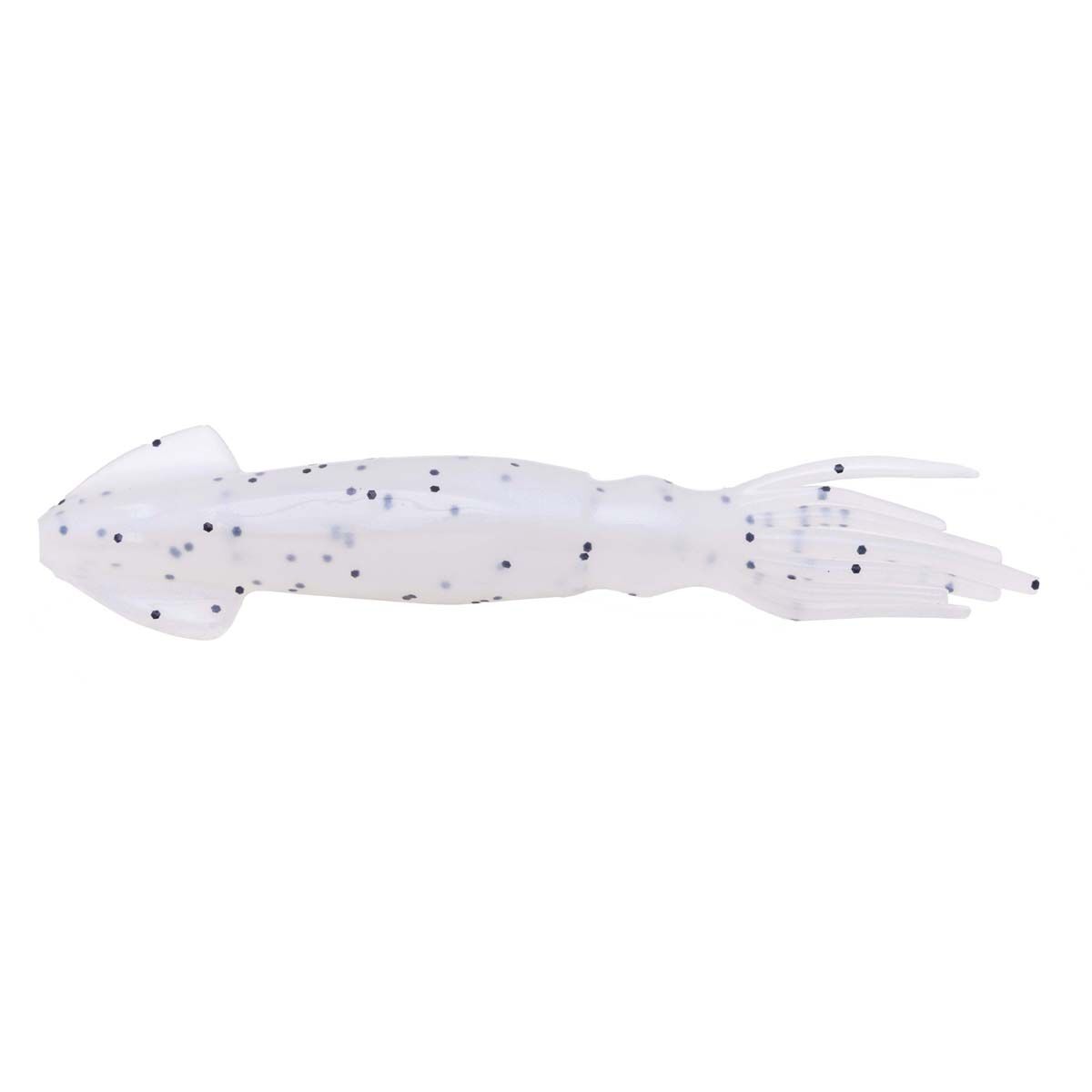 Berkley Gulp! Squid Soft Plastic Lure 3in Trans White Black Fleck, Trans White Black Fleck, bcf_hi-res