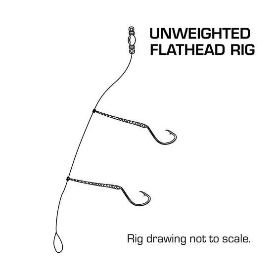 Pryml Unweighted Flathead Rig | BCF