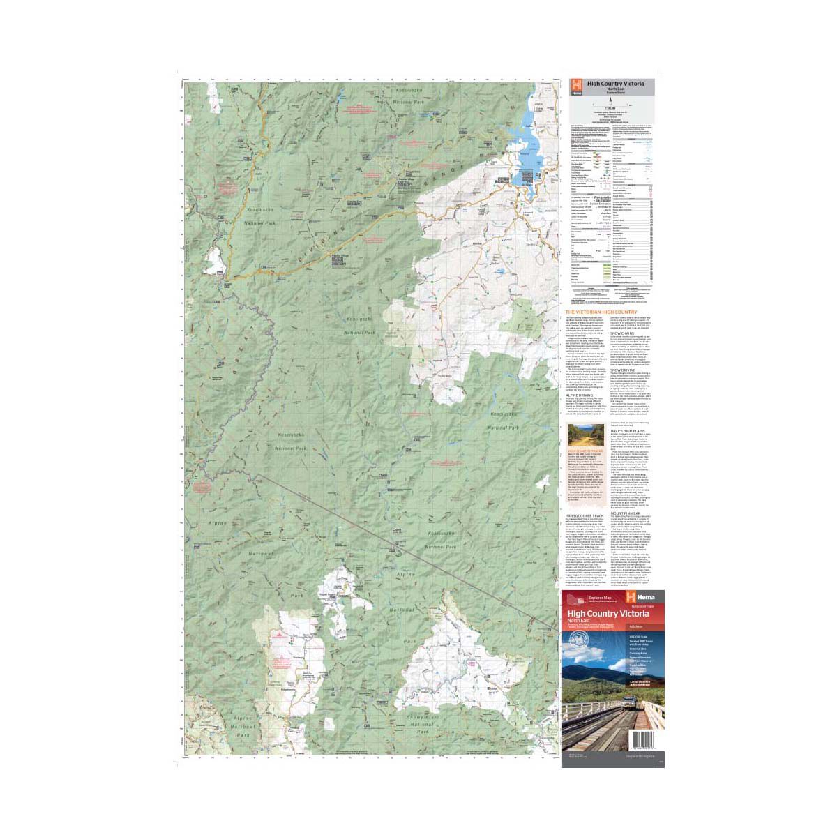 Hema High Country Vic - North East Map, , bcf_hi-res