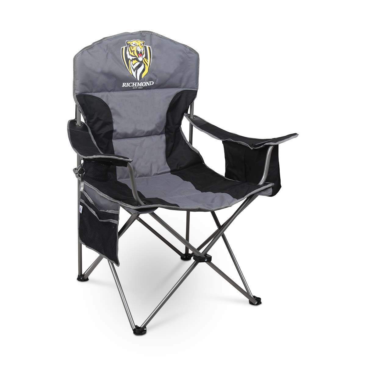 AFL Richmond Tigers Cooler Arm Chair 130kg, , bcf_hi-res