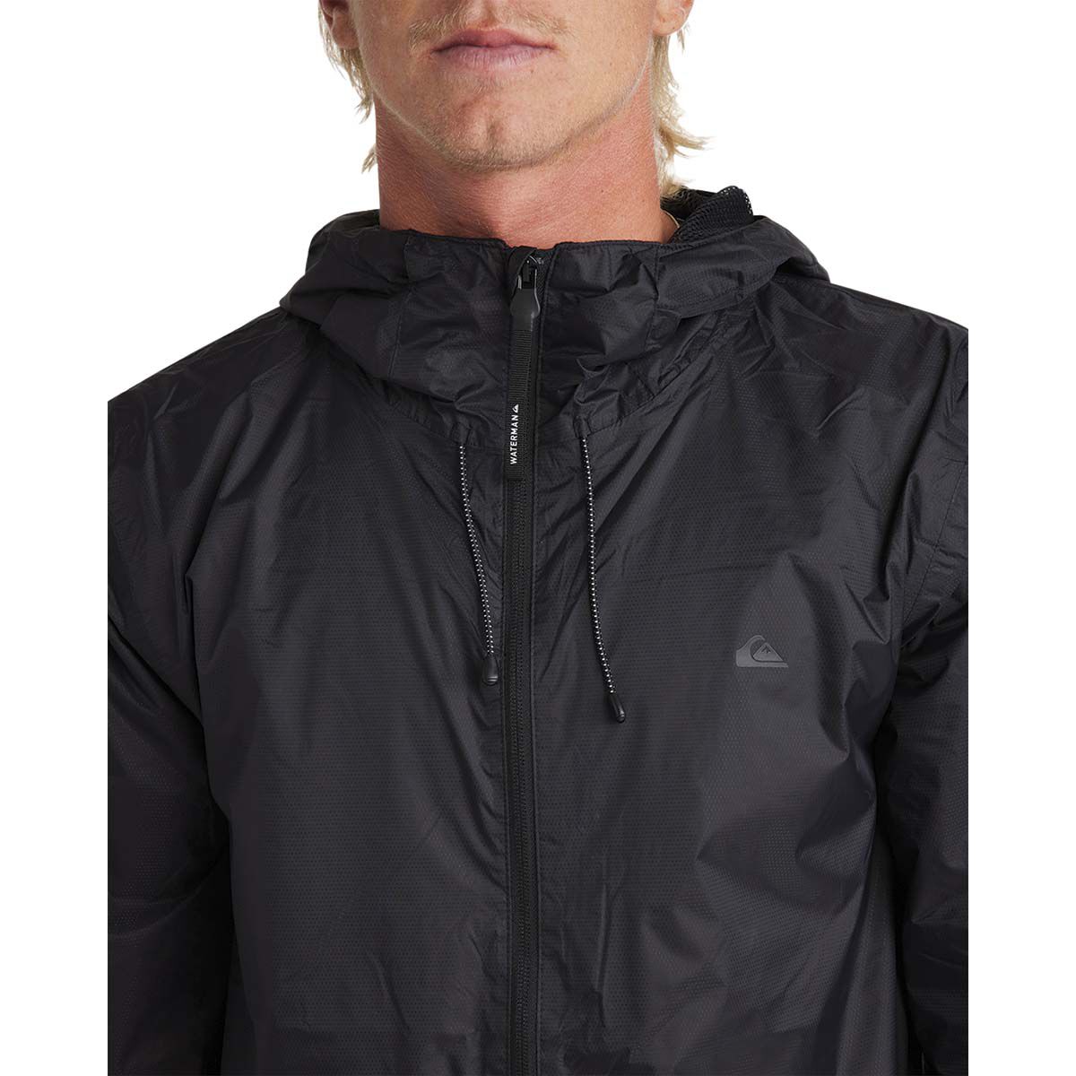 Quiksilver Men&rsquo;s Waterwind Waterproof Jacket, Black, bcf_hi-res