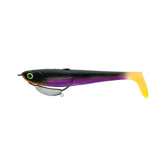 Zerek Flat Shad Pro Soft Plastic Lure 4.5in Black Jack, Black Jack, bcf_hi-res