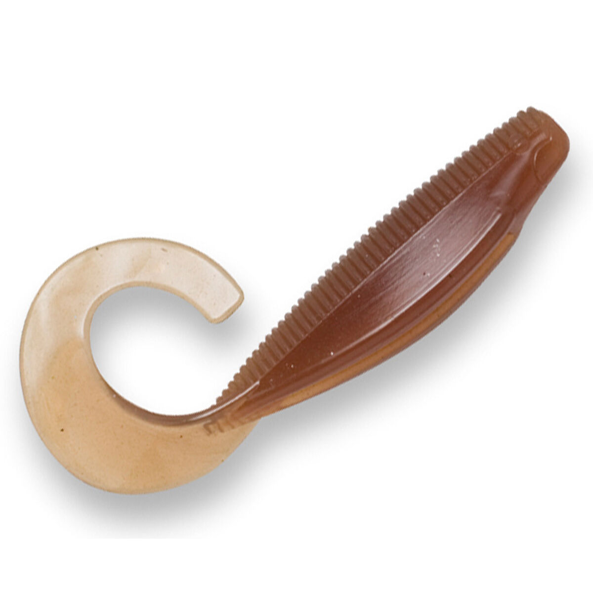 Zman Streakz Curltail Soft Plastic Lure 4in 5 Pack Motor Oil BCF