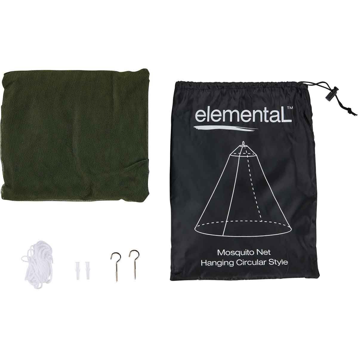 Elemental Single Circular Mosquito Net, , bcf_hi-res