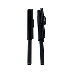 Aussie Traveller Anti-Flap Kit End Extensions 100mm Black, Black, bcf_hi-res