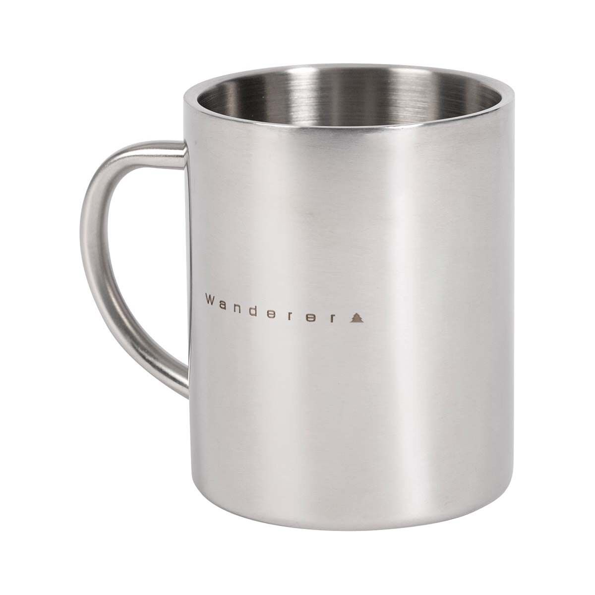 Wanderer Stainless Steel Mug 400ml, , bcf_hi-res