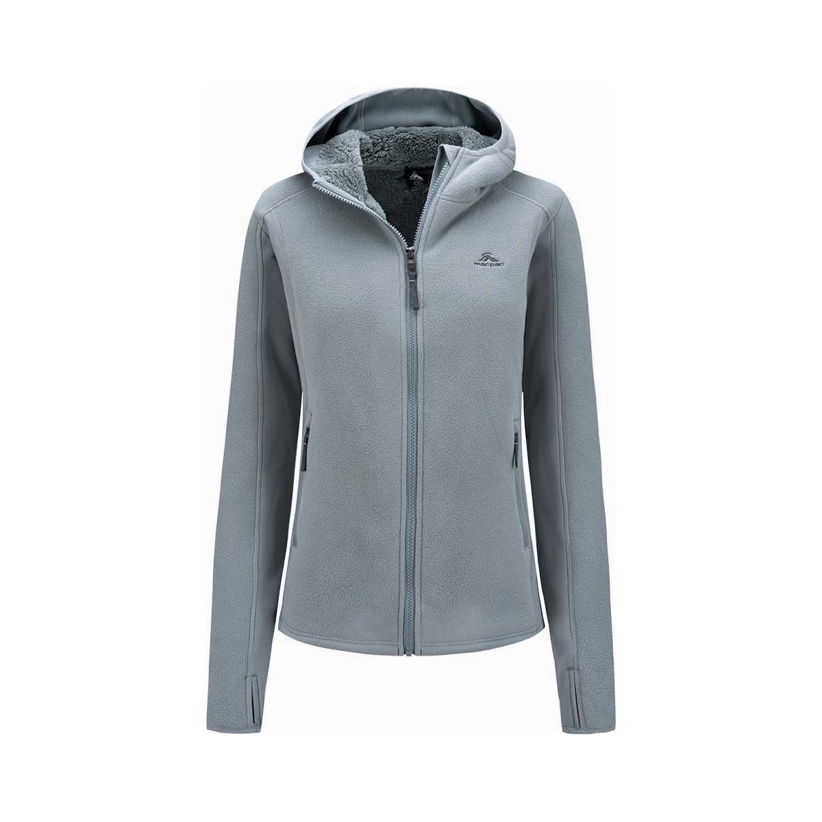 Macpac Women's Mountain Hooded Fleece Jacket Green 20, Green, bcf_hi-res