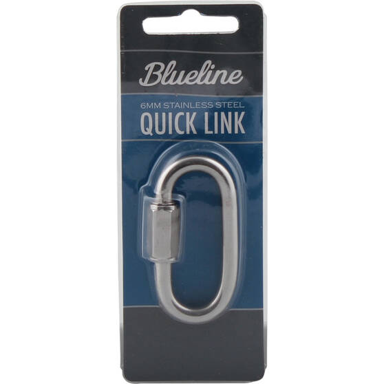 Blueline Stainless Steel Quick Link 6mm, , bcf_hi-res