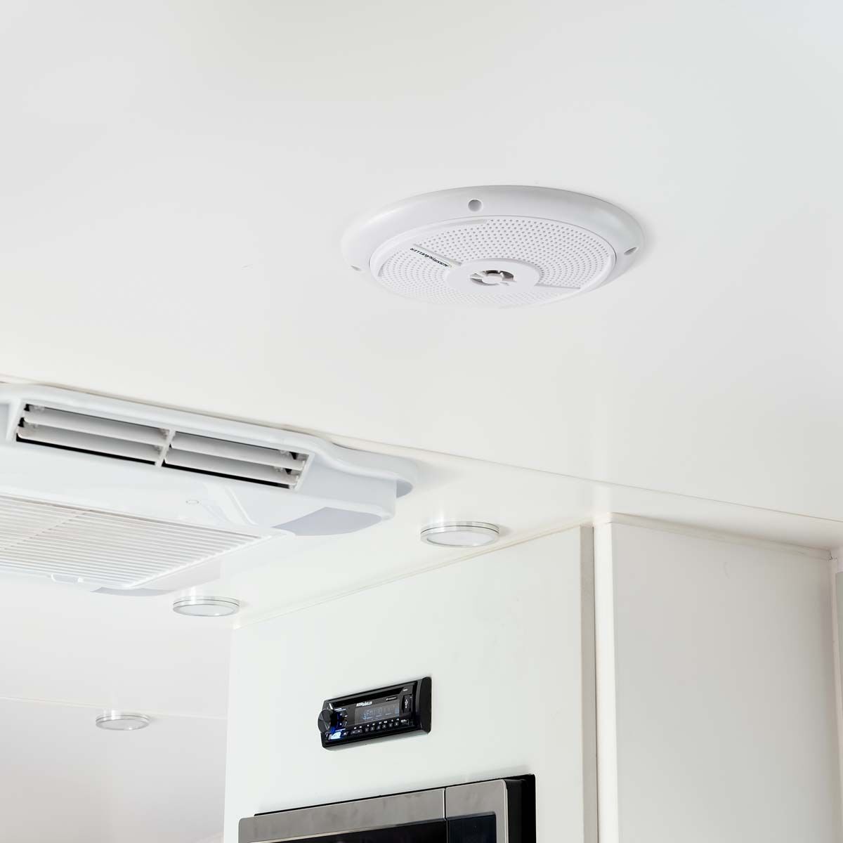 Aussie Traveller 6.5in Two-Way Slimline Speakers White, White, bcf_hi-res