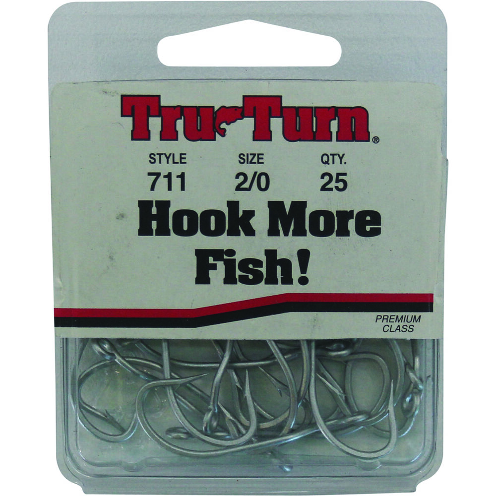 Tru Turn 711 Hooks 2 / 0 25 Pack