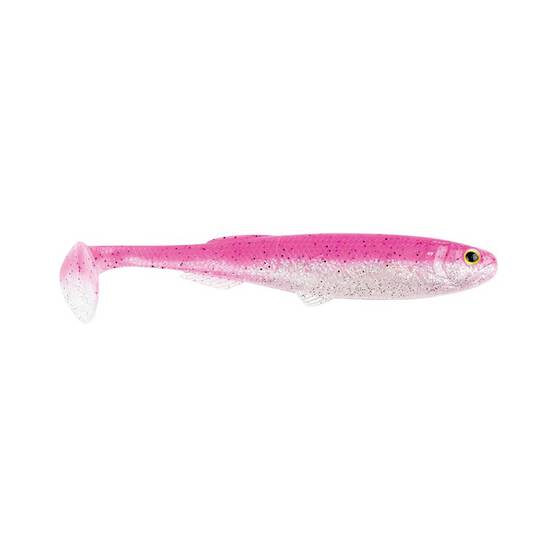 Pro Lure XL Shad Soft Plastic Minnow 200mm Pink Shimmer UV