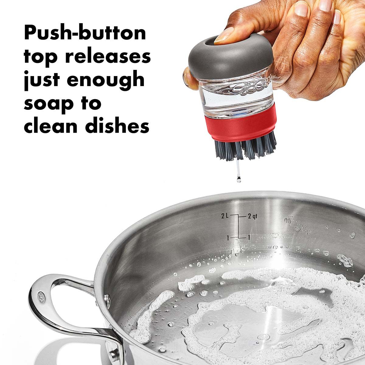 OXO Outdoor Soap Dispensing Brush, , bcf_hi-res