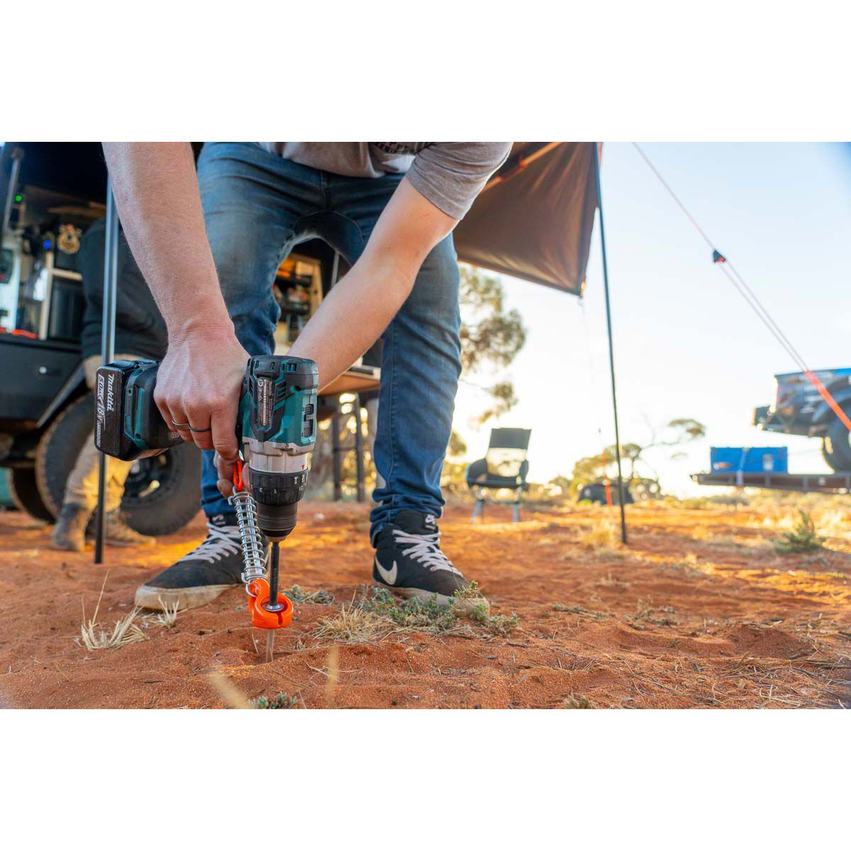 Ezy Anchor Outback Peg 200mm 4 Pack, , bcf_hi-res