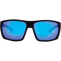 Stingray Barb Polarised Sunglasses Black with Blue Lens, , bcf_hi-res