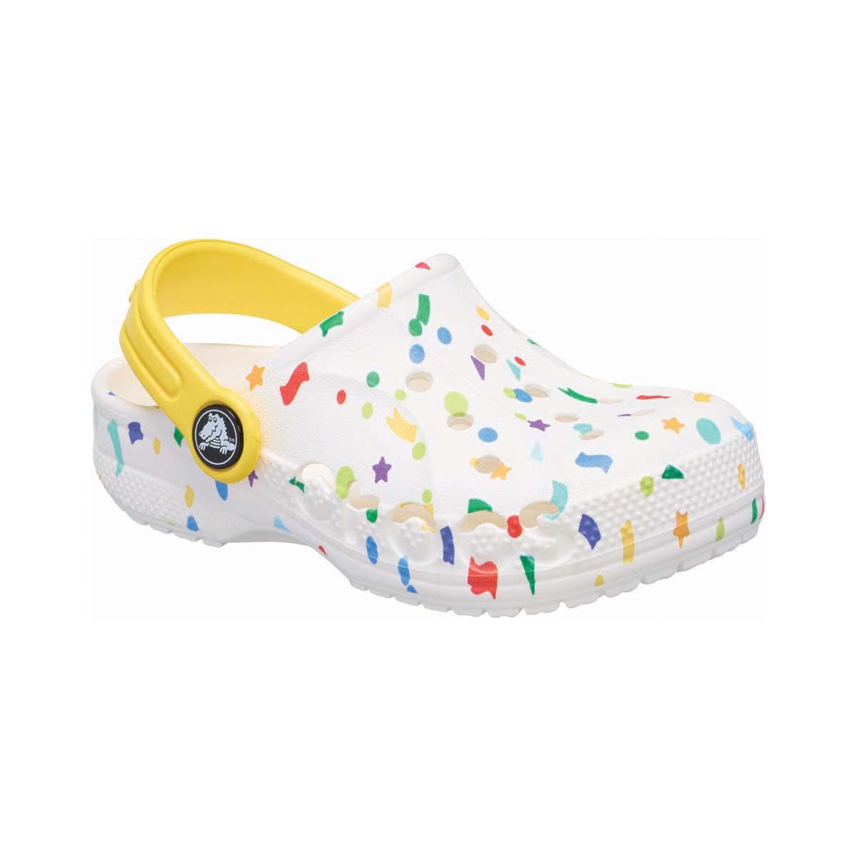Crocs Kids' Baya Seasonal Printed Clogs, White / Multi, bcf_hi-res