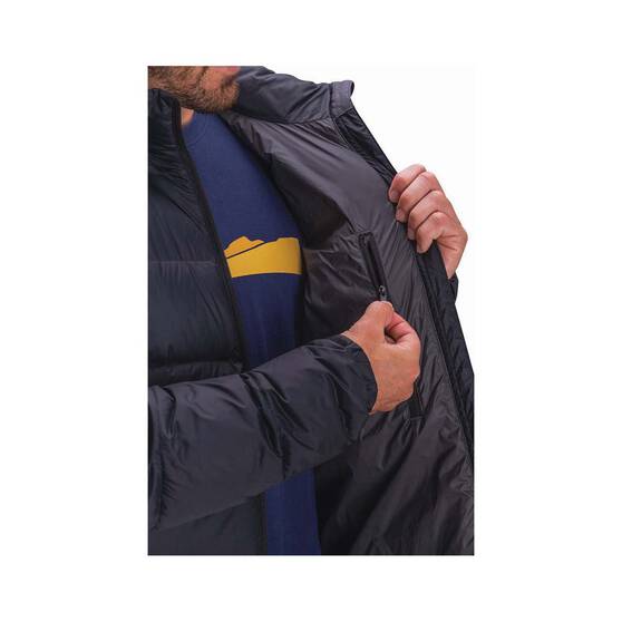 Macpac Men's Halo Down Puffer Jacket V2, Black, bcf_hi-res