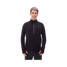 Macpac Men's Tui Polartec® Micro Fleece® Pullover Black M, Black, bcf_hi-res