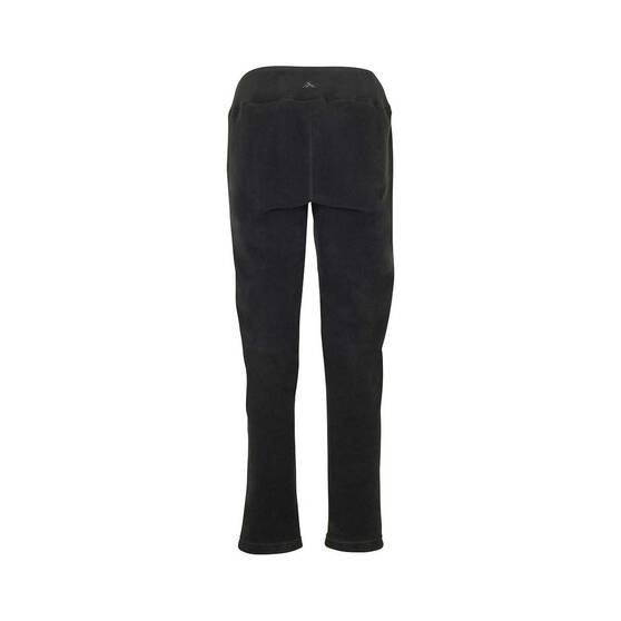Macpac Women's Tui Polartec Micro Fleece Pants, Black, bcf_hi-res